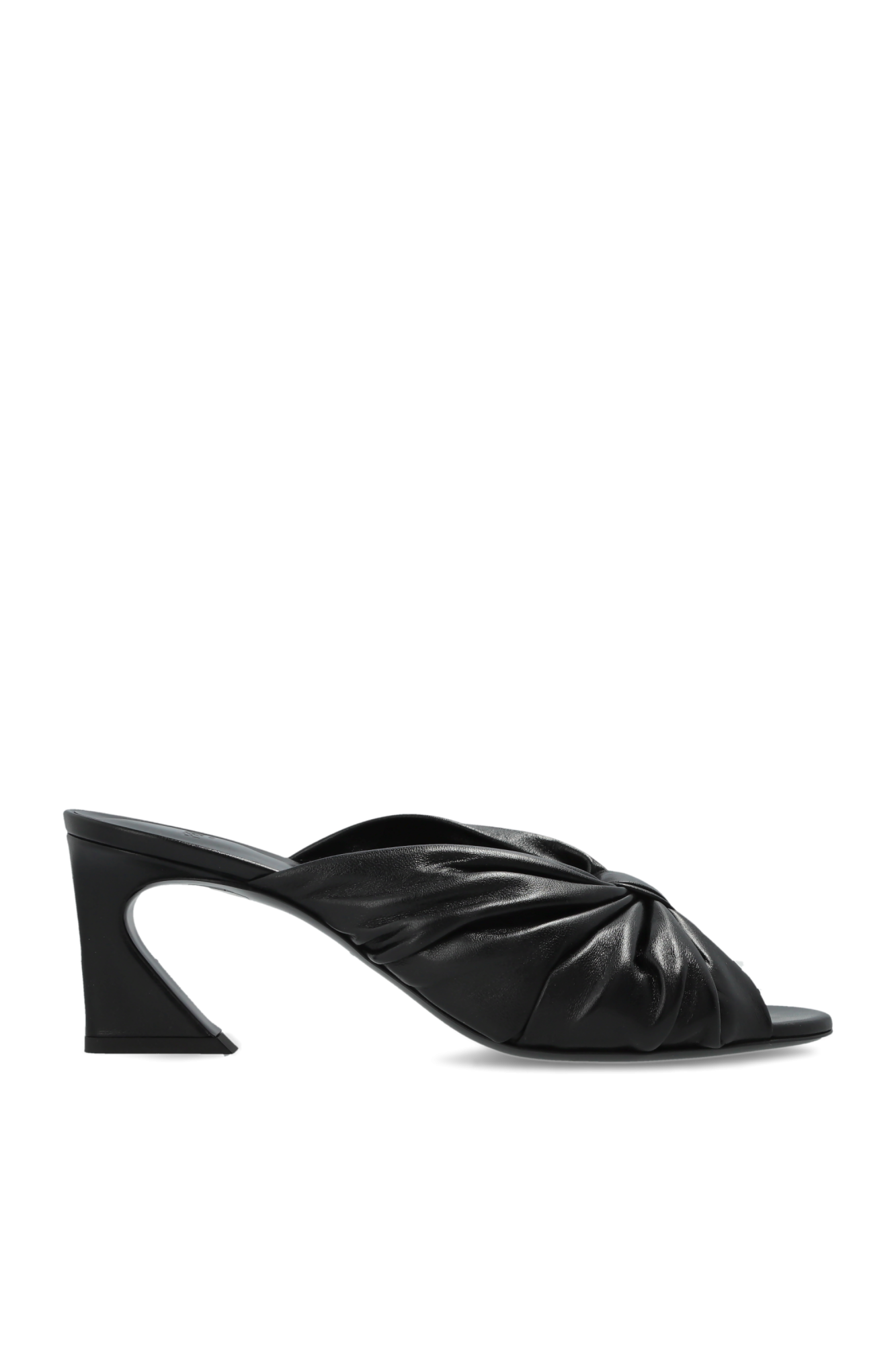 FENDI ブラックサテン ミュール Fendi 'Lucida' heeled mules | Women's | Vitkac